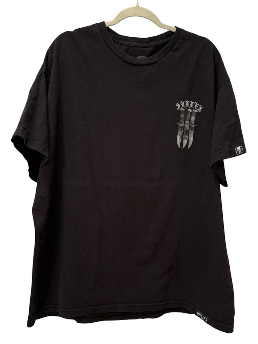 Sullen 3 Blades SCM4178 Graphic Tattoo Skull T-shirt